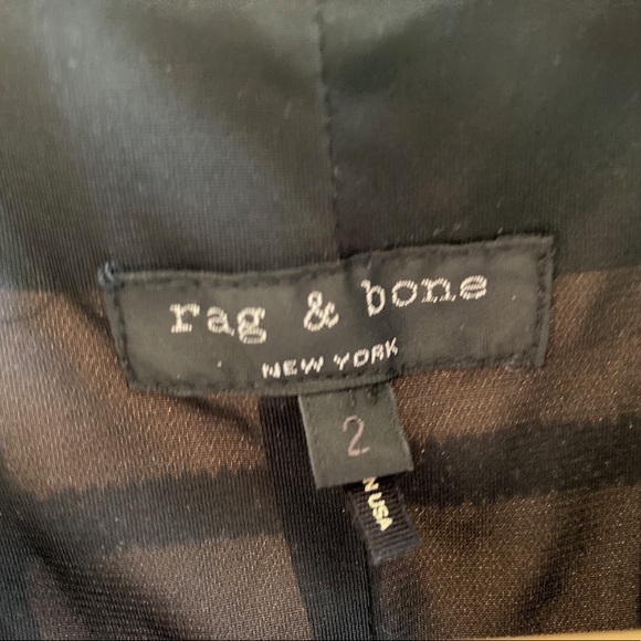 Rag & Bone Lorie Windowpane Print Flare Dress 2 - Picture 5 of 7